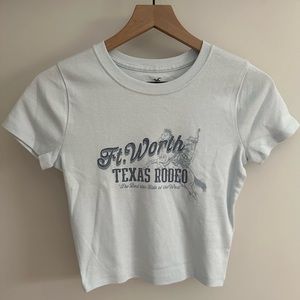 NWOT Ft. Worth Texas Rodeo Graphic Baby Tee